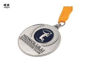 Wholesale Tennis And Basketball Sports Day Medals For Kids Silver Color With Round Shaped from china suppliers