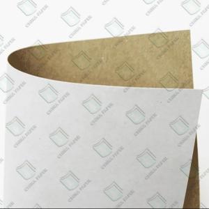 Wholesale Hard Stiffness 250gsm Coated White Top Kraft Liner For Food Packages from china suppliers