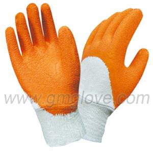 Wholesale Orange Rubber Coated Work Gloves from china suppliers