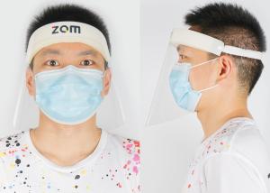 Wholesale Transparent Face Eye Mouth Plastic Face Shield / Clear PET Full Cover Face Shield from china suppliers