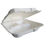 6-10 Inch 9x6 Biodegradable Disposable Fast Food Packaging Sugarcane Lunch Food