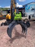 360 Degree Rotating Hydraulic Timber Grab , Excavator Grab Attachments Q355B
