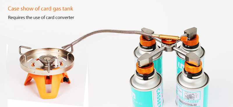 Rust Prevention 4 in 1 Self-Closing Aluminum Alloy Stove Adapter for Gas Tank Tools