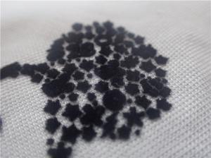 Wholesale Short Plush Monochrome Flocking Heat Transfer Logo For Clothing Bright Blue Color from china suppliers