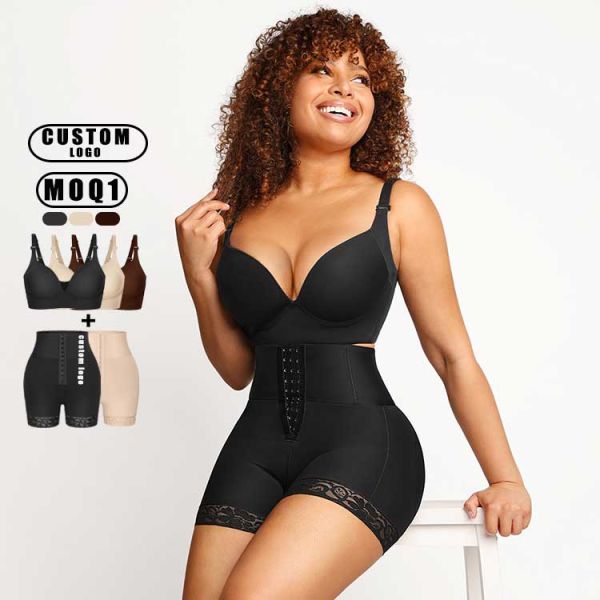 10000 Quantity High Compression Faja Shorts for Women's Butt Lift and Tummy Control