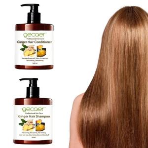 Wholesale Ginger Oil Shampoo and Conditioner Set for Nourishing Hair Customized Logo Design from china suppliers