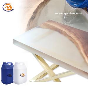 Wholesale Low Heat Release Yellow Resistance Transparent Epoxy Resin For Wood River Table Casting from china suppliers