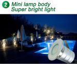 3W Led Outdoor Low Voltage Landscape Lighting12V IP67 Recessed Underground