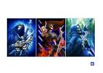 Film Lamination Lenticular Flip , 3D Triple Transition Lenticular Poster 12x17