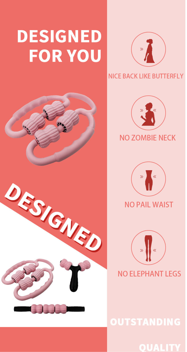 22CM Anti Cellulite Massage Roller Sticks Arms Leg Muscle Relaxation