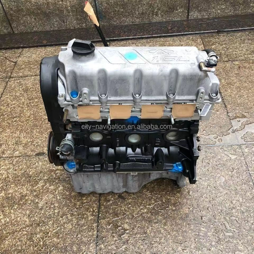 78kw DOHC Configuration Lifan Chery 1587ml Engine Long Block with Low Fuel Consumption