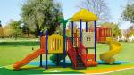 outdoor playground equipment, plastic playground slide, childrens outdoor