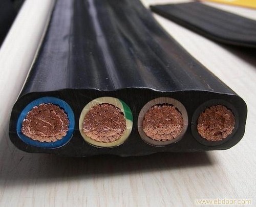 Echu cable factory, Flat Traveling Cable for Lifter, Flat Crane Cables