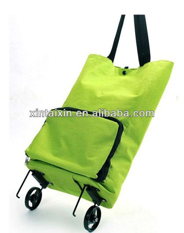 Factory cross-border wholesale shopping mall folding rod bag