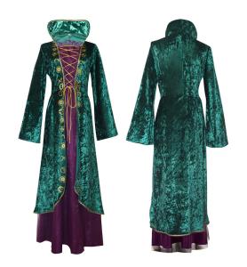 Wholesale Gender-Neutral Cosplay Costume for Witch Carnival Party Halloween Performance Attire from china suppliers