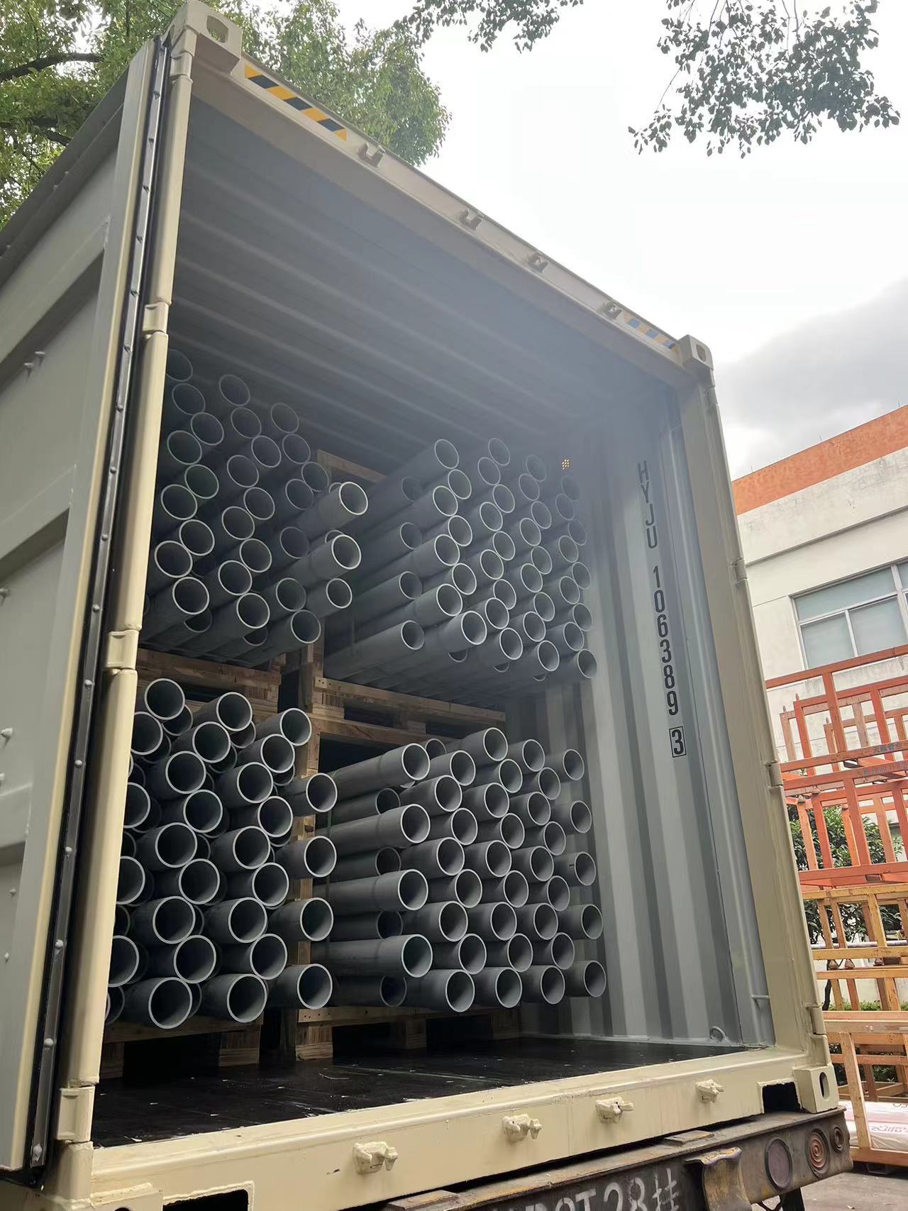 4" Rigid PVC Electrical PVC Conduit Pipe 10ft Length Sunlight Resistant Conforms UL651 Nonmetallic