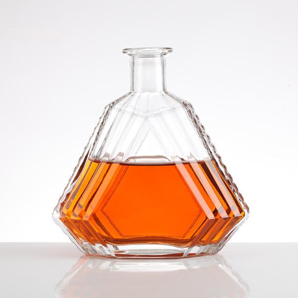 Hot Stamping Customized 375ml 500ml 650ml 700ml 750ml 800ml 1000ml Glass Liquor