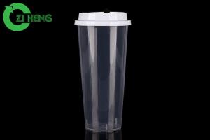 Wholesale Beverage Cup Plastic Drink Lids White Color With Red Stopper High Stiffness from china suppliers