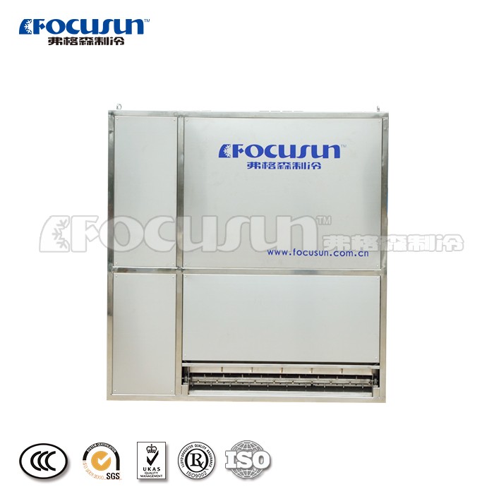 10 Tons Water-Cooled Tube Ice Making Machine with in Need of R404a/R22 Refrigerant