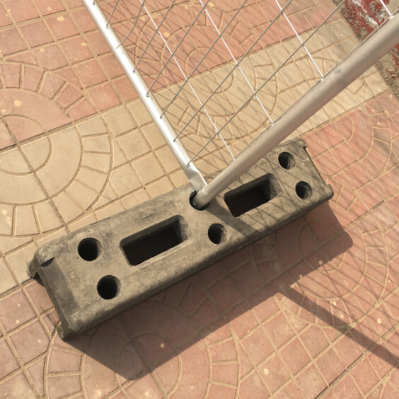 Free Standing Welding Temporary Security Construction Fencing with Plastic Base 2100mm x 2400mm