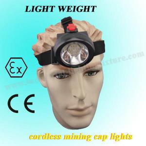 Wholesale 3.7 V Mini Msha Approved Cap Lamps 4000lux 2.8Ah For Construction / Marine from china suppliers