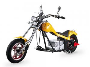 Wholesale Yellow Coolest Harley Electric Motorcycles 60Km / H With 48V 500W Motor from china suppliers