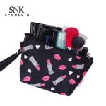 Water Resistant Customized Print Bride PU Makeup Bag