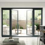Custom Villa House Office Modern Fence Design Waterproof Aluminum Casement Door