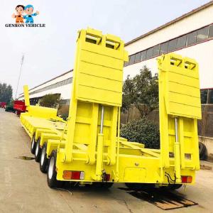 Wholesale Transportation Roadroller 25 Ton JOST Heavy Duty Low Bed Trailers from china suppliers