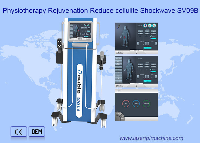 Eswt Rf Tecar Diathermy Shockwave Physiotherapy Machine For Sport Injury