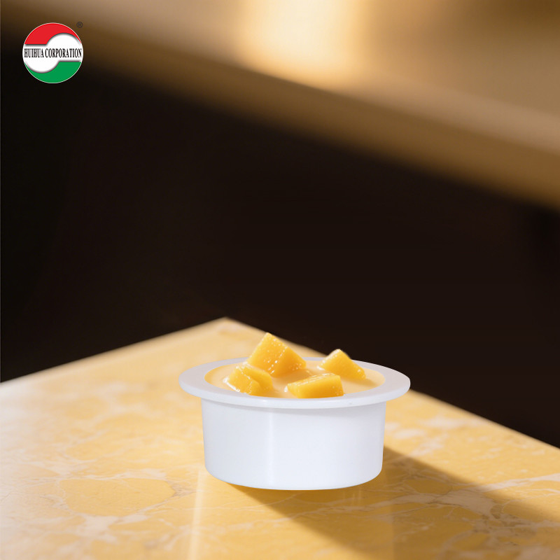6oz Customize Logo Greek Yogurt Cups Single Wall Plastic Small Size Fruit Ice Cream Cups Lids PP Material for Snacks Chocolate