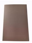 Etched Pattern Antique Stainless Steel Plate Fireproof Bronze Color