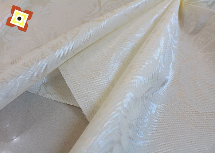 550cm Mattress Quilting Fabric Lifelike Breathable Refreshing Flowers Digital Print Eco - Friendly