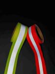 High Visibility Reflective Material Fabric Fluorescent Strips For Clothing