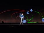Concert Showcase 3D Holographic Display 95um For Product Launch