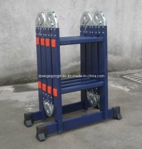Wholesale Blue 8.2ft 4×2 Aluminium Scaffolding Ladder from china suppliers
