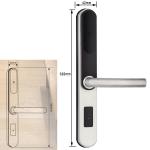 Security Electronic Hotel Keyless Entry Locks / RFID Door Lock For Hotels