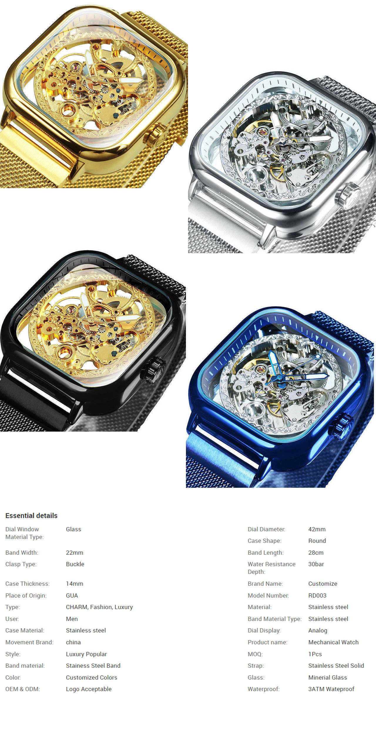 Multifunctional Chronograph Leather Men's Watch