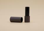 Dark Grey Lip Balm Tubes 4g , Plastic Lipstick Tubes Velvet Texture