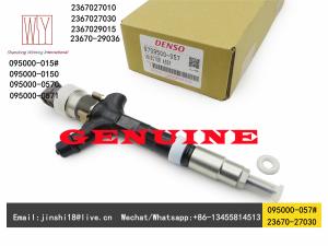 Wholesale Denso Genuine and New Fuel Injector 095000-0570 095000-0571 for Toyota Avensis Previa RAV4 23670-27030 23670-29015 from china suppliers
