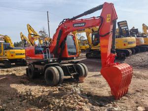 Wholesale Korea Original Used Doosan Wheel Excavator DX150w-7 With 0.75m3 Bucket Capacity from china suppliers