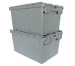 Virgin PP Standard Logistic Plastic Shipping Totes Gray Color