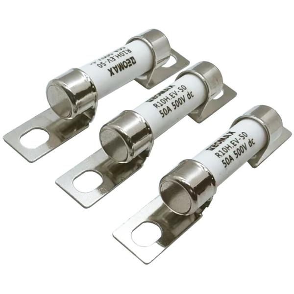 Electric Vehicle DC Fuse 500VDC 10x38 1~60A 20KA UL CE For EV HEV ESS Photovolta