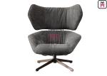 4 Spoke Base 360 Degree Rotatable 0.8cbm Single Sofa Chair