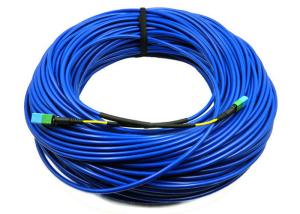 Wholesale Single Mode Outdoor Fiber Patch Cord , MTP MPO Armored Fiber Optic Patch Cord from china suppliers