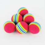 rainbow golf ball