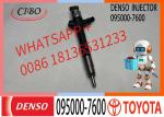 New Denso 23670-0R160 23670-09130 Common Rail Diesel Injector 095000-7600 For