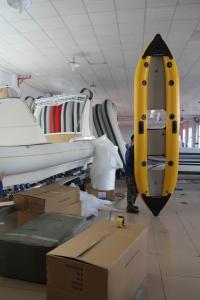 Wholesale Inflatable Fishing Kayak For Single Person , Better View Transparent Canoe Kayak from china suppliers