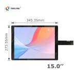 Glass Glass LCD Capacitive Touchscreen 15.6 Inch Touch Panel For Educational