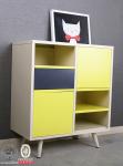 Console Table 0.097CBM Steel Storage Cabinet Tv Bench